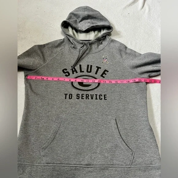 Nike Green Bay Packers Salute to Service Hooded Sweatshirt - Large - Picture 4 of 13